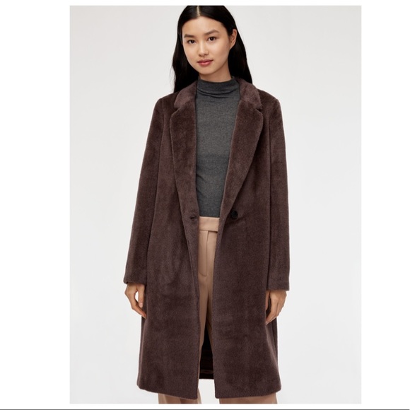 Aritzia Stedman Alpaca Coat - Picture 1 of 5